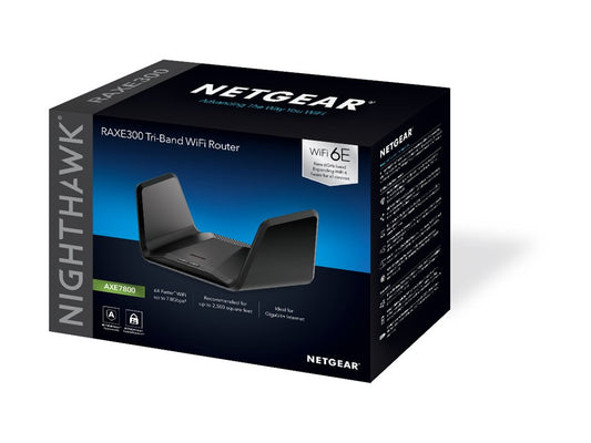 NETGEAR 6PT AXE7800 WIFI 6E Router
