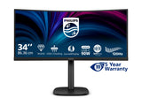 PHILIPS 34B2U3600C/00 34inch Curved Monitor 3440x1440 HDMI DP RJ-45 USB USB-C DOCK 90W