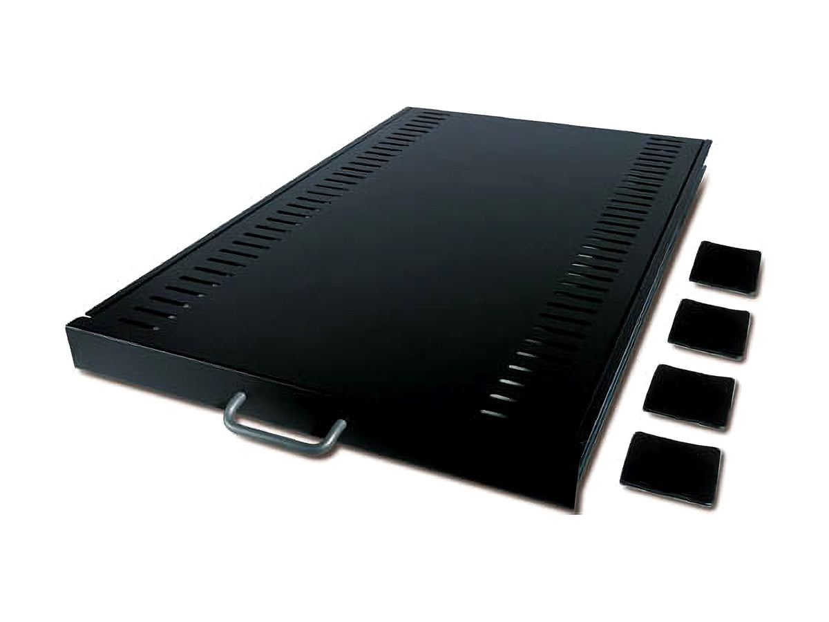 APC ETAGERE NOIRE COULISSANTE NETSHELTE POUR EQUIPEMENTS MAXI 45KG RACK 1U