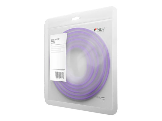LINDY Cat.6 UTP Cable Purple 2m