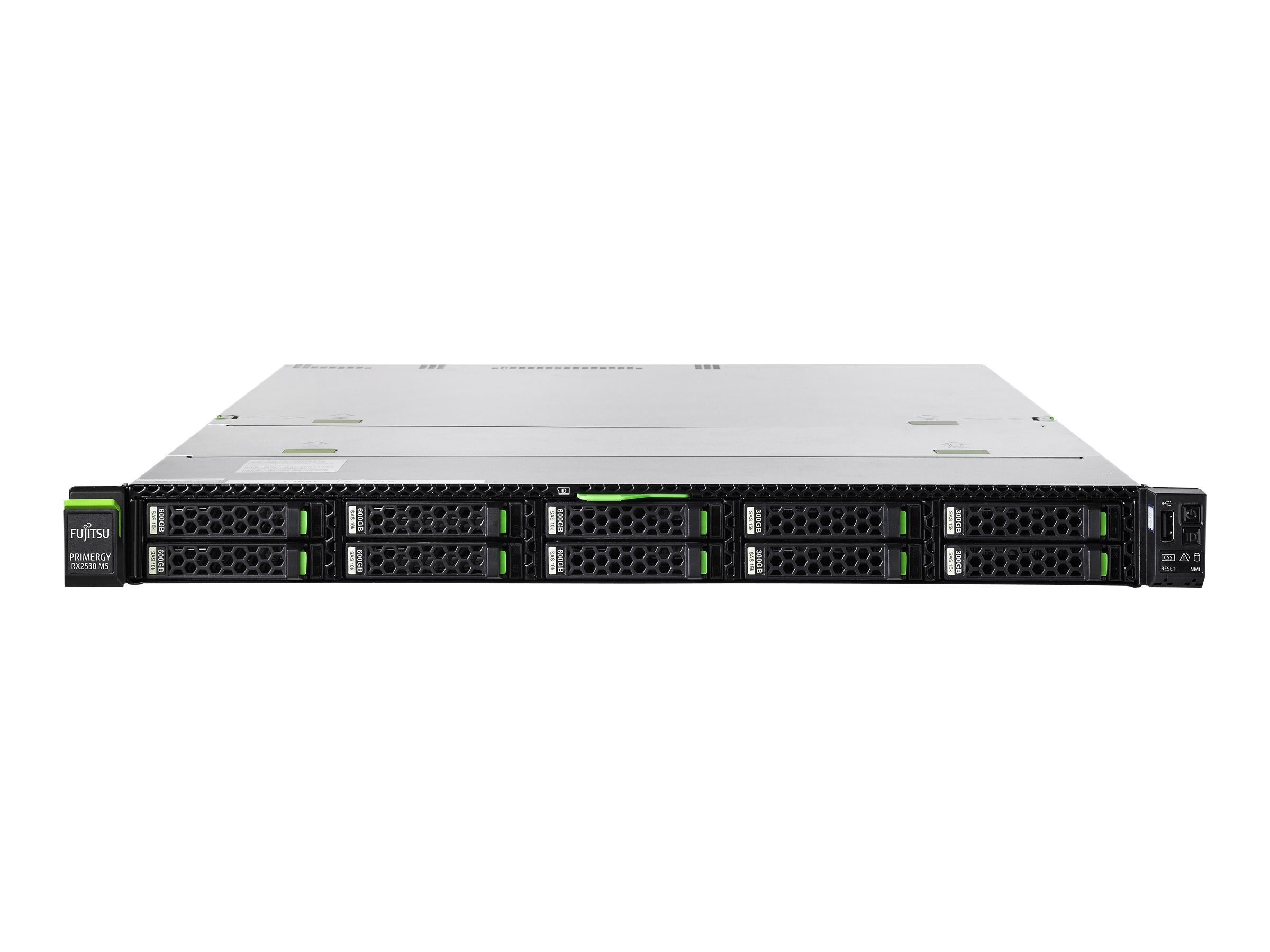 FUJITSU RX2530 M5 8x 2.5 Intel Xeon Silver 4215 8C 2.50GHz 8x16Go 6xHD SAS 2.4To 10K WINSVR2019 Q000934733(P)