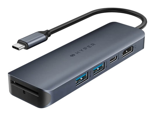 TARGUS HyperDrive EcoSmart Gen.2 Universal USB-C 6-in-1 Hub w 100 W PD Power Pass-thru