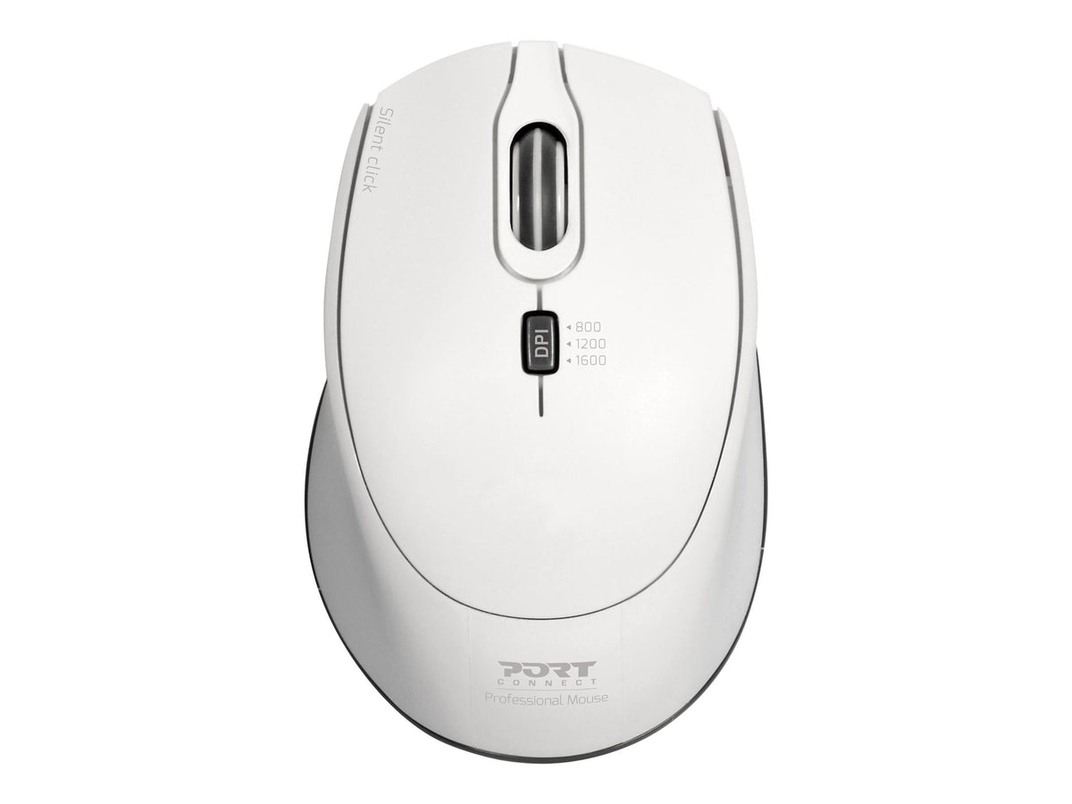 PORT DESIGNS Mouse Office Pro Silent Wireless - White