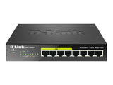 D-LINK Switch gigabit ethernet non admin 8 ports 10/100/1000Mbps dont 4 PoE