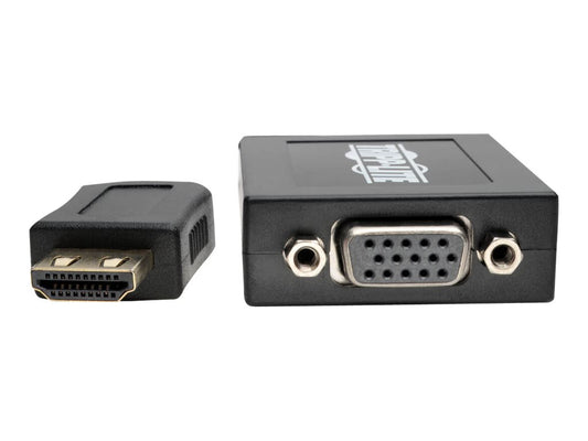 EATON TRIPPLITE HDMI to VGA with Audio Converter Cable Adapter for Ultrabook/Laptop/Desktop PC M/F 6-in. 15.24 cm