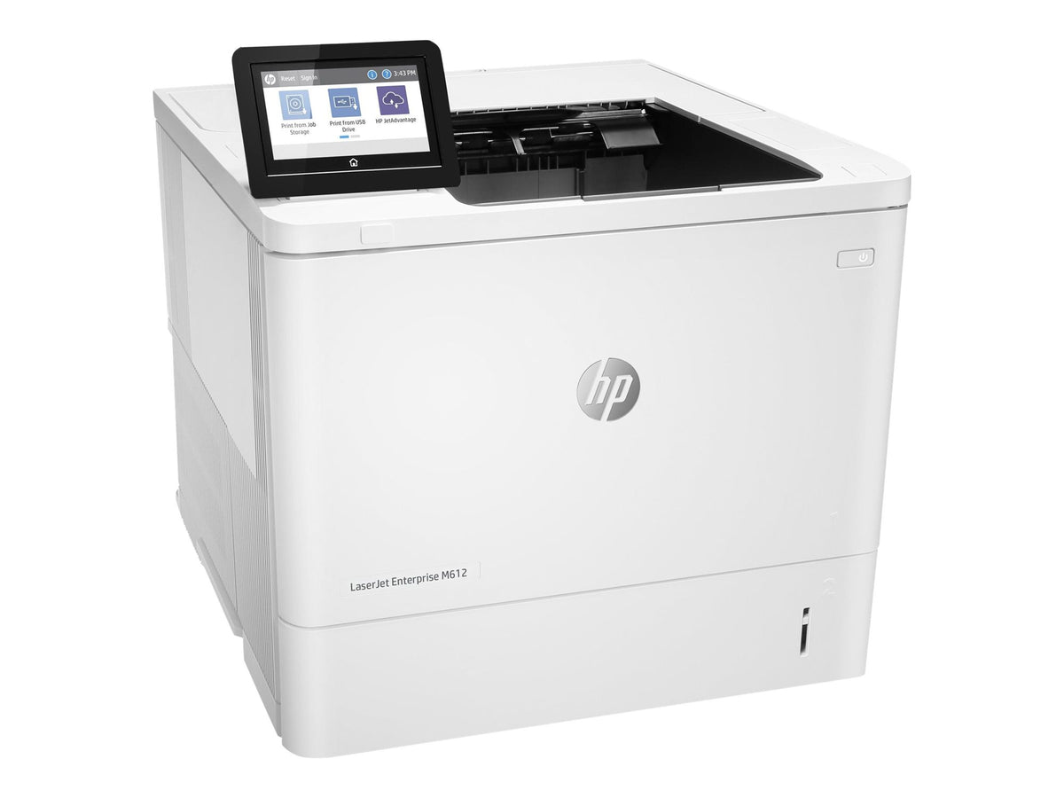 HP LaserJet Enterprise M612dn Printer Mono Duplex laser A4 1200x1200dpi 71ppm 650sheets USB LAN