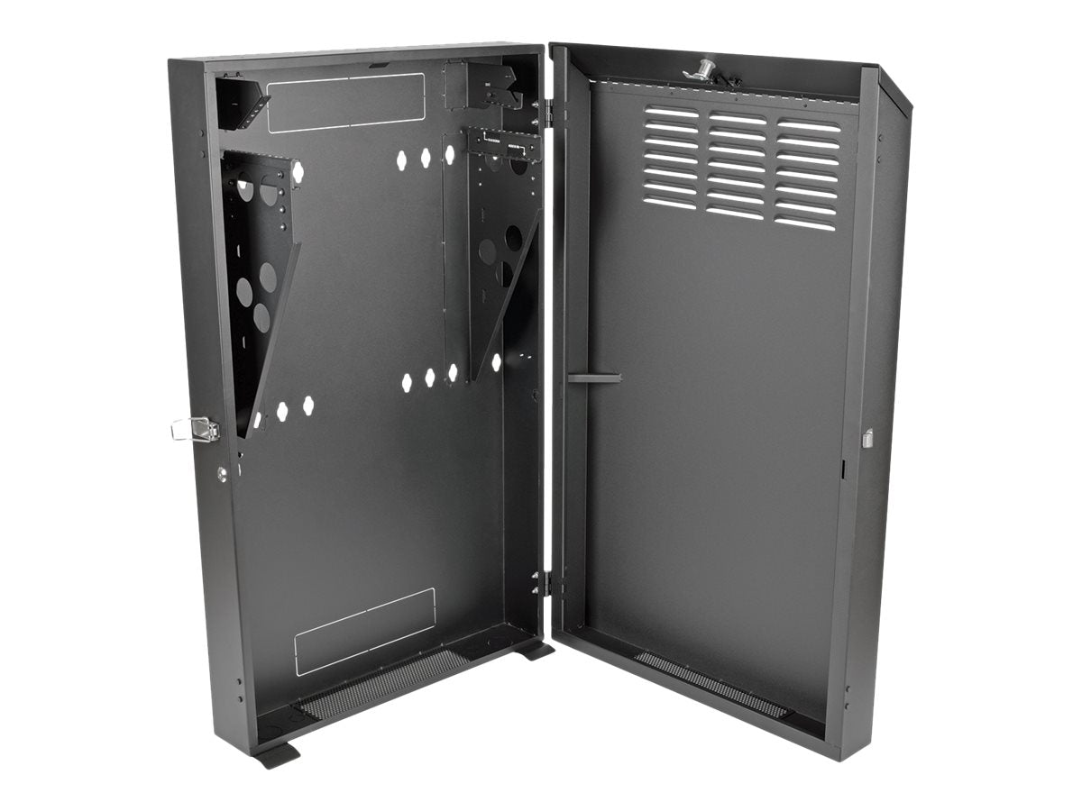 EATON TRIPPLITE 6U Wall Mount Rack Enclosure Server Cabinet Vertical 36 Deep Rack cabinet wall mountable Black 6U 19