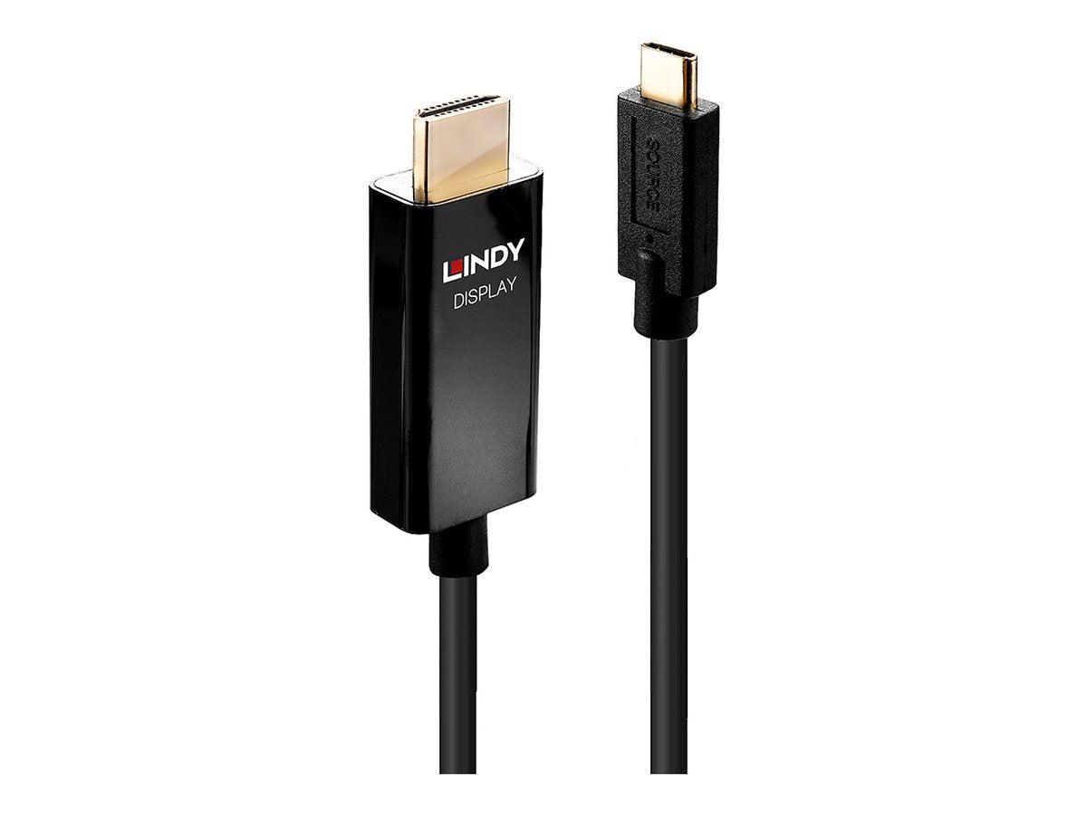 LINDY 1m USB Type C to HDMI 4K60 Adapter Cable with HDR