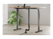 NEOMOUNTS Cable Spine Organizer for sit/stand desk frames magnet mounted black