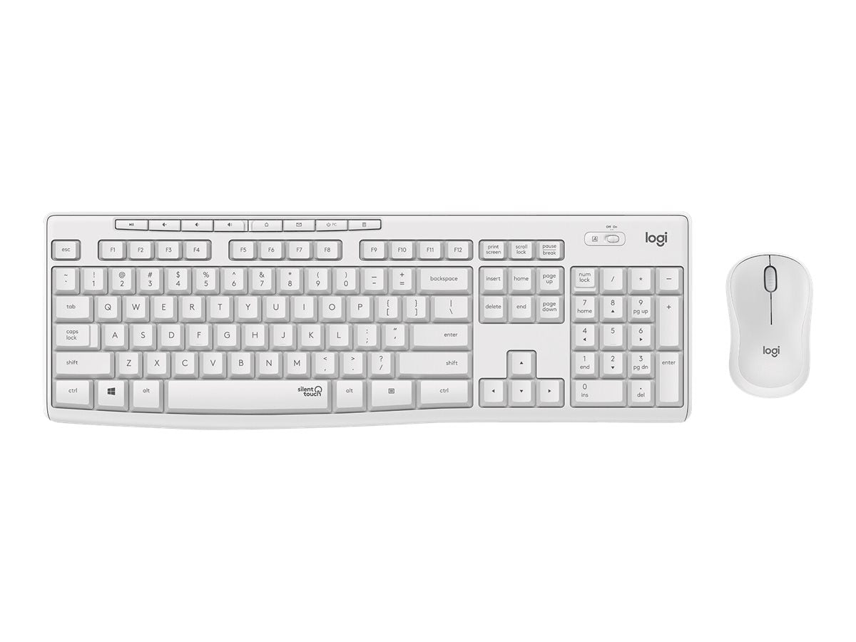LOGITECH MK295 Silent Wireless Combo - OFF WHITE - FRA - CENTRAL
