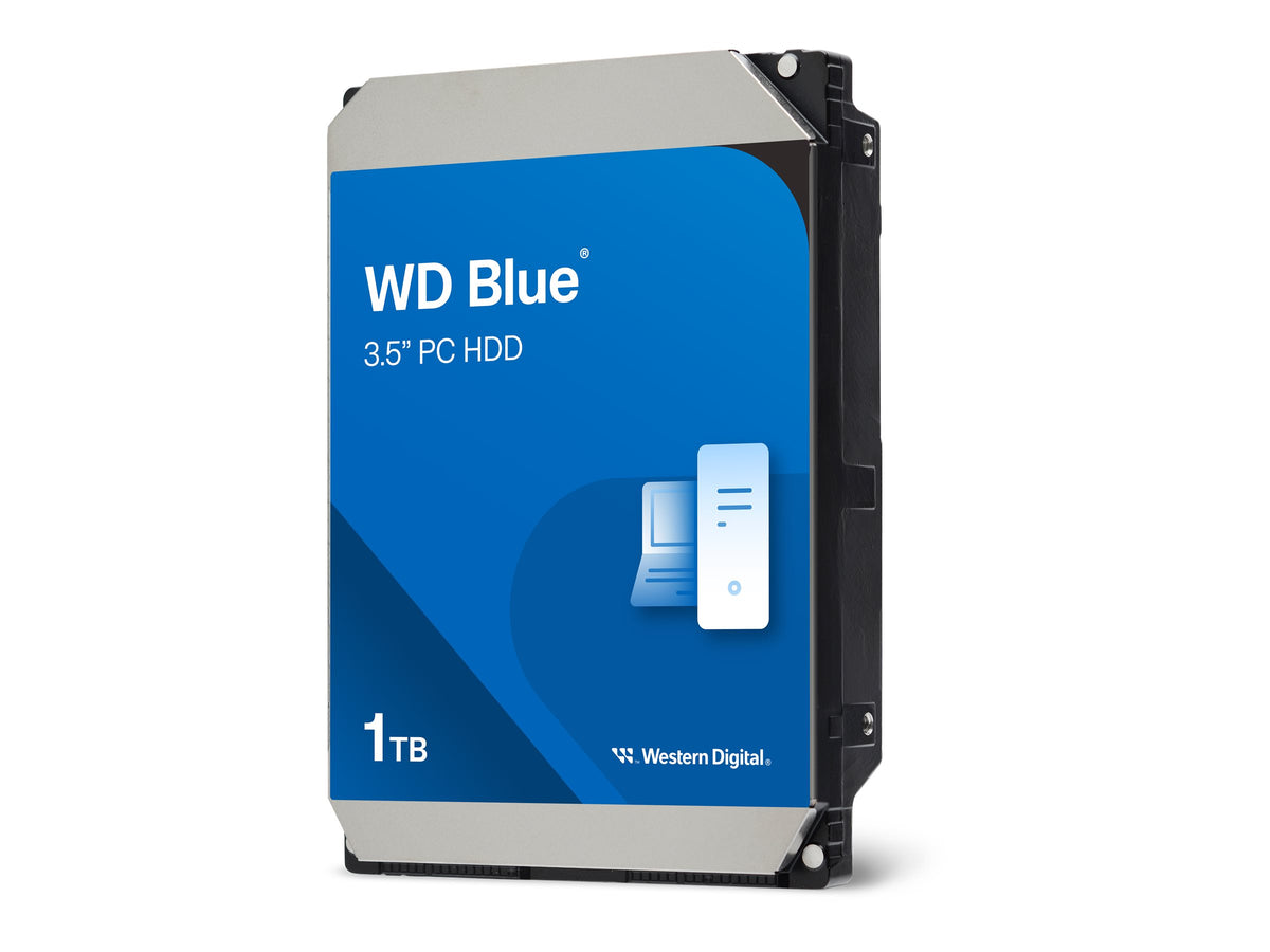 WD HDD INTERNE 3.5 BLUE DESKTOP 1TB 6GB/s 64MB SATA 7200RPM WED 2 ANS GARANTIE