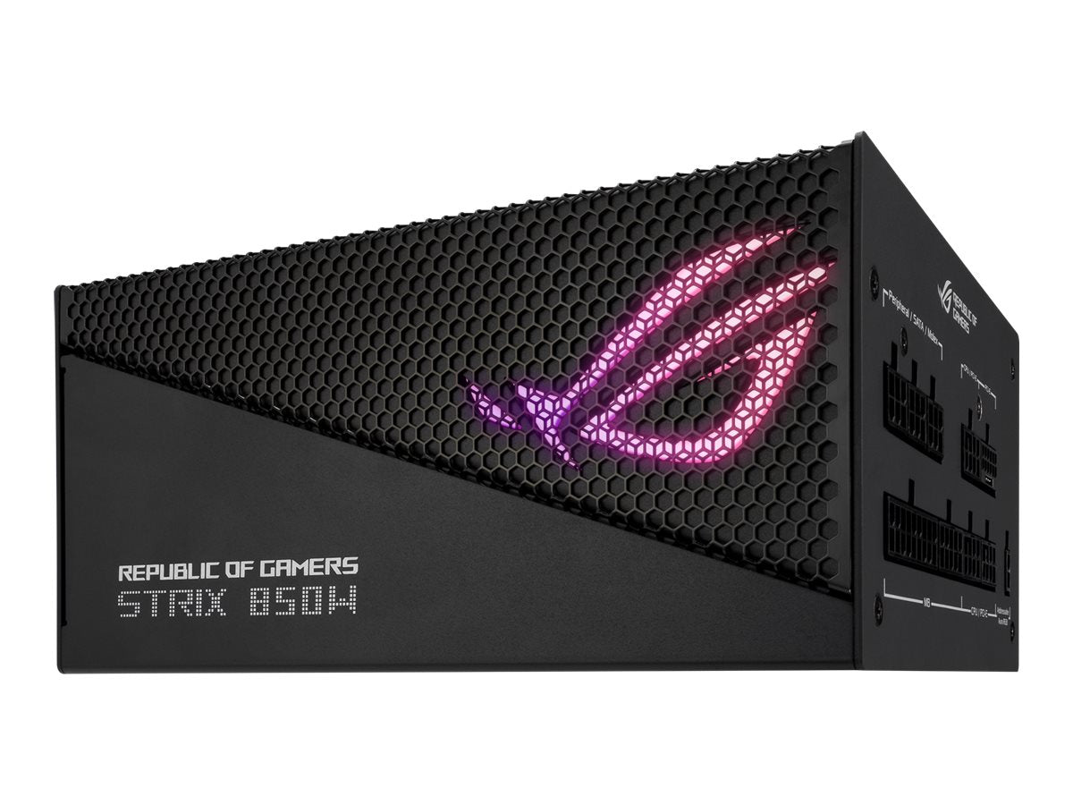 ASUS ROG Strix 850W Gold Aura Edition Fully Modular Power Supply 80+ Gold Certified ATX 3.0 Compatible PCIe Gen 5.0
