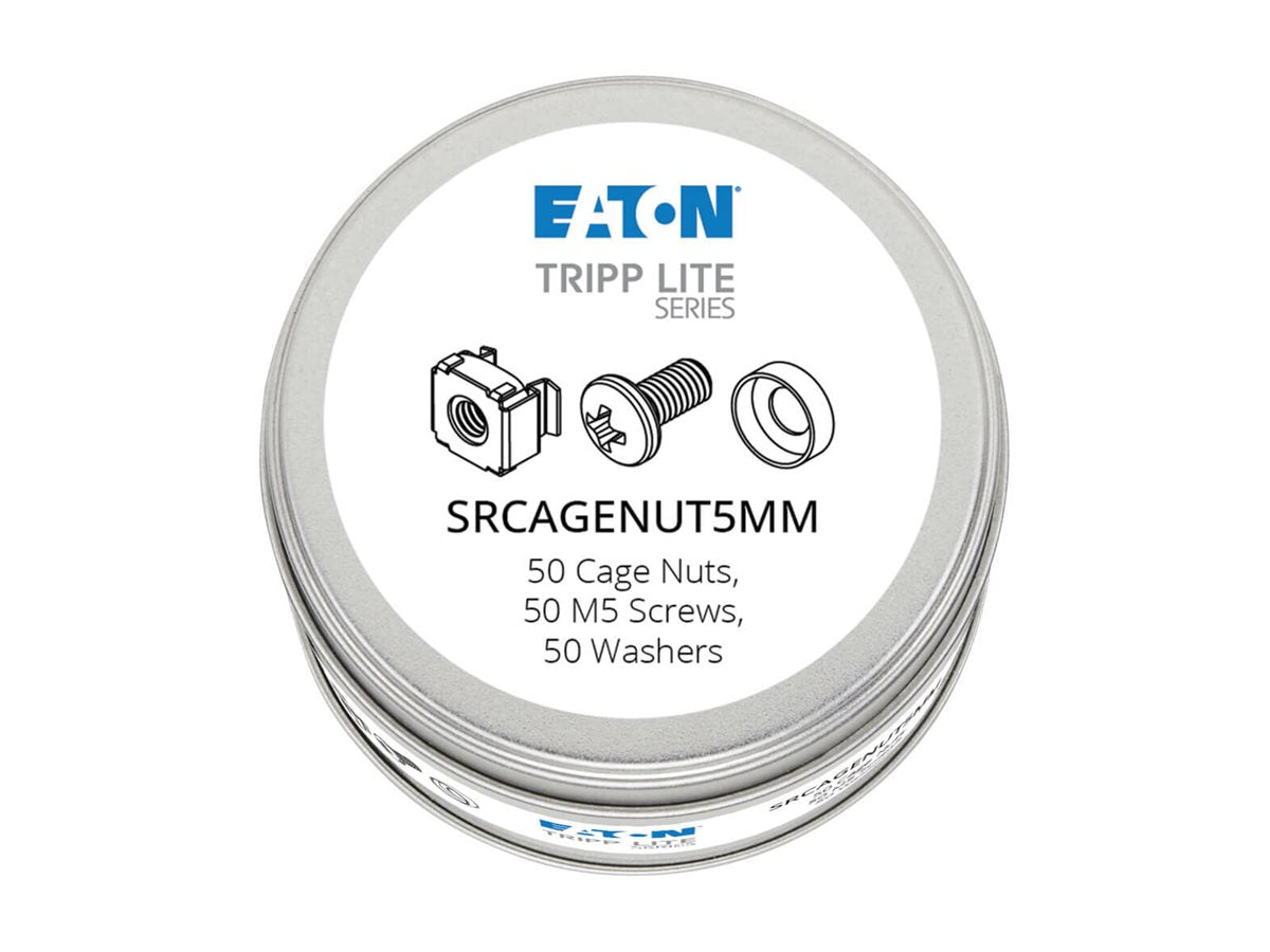 Lot de 50 écrous cage M5 pour baie Eaton Smartrack