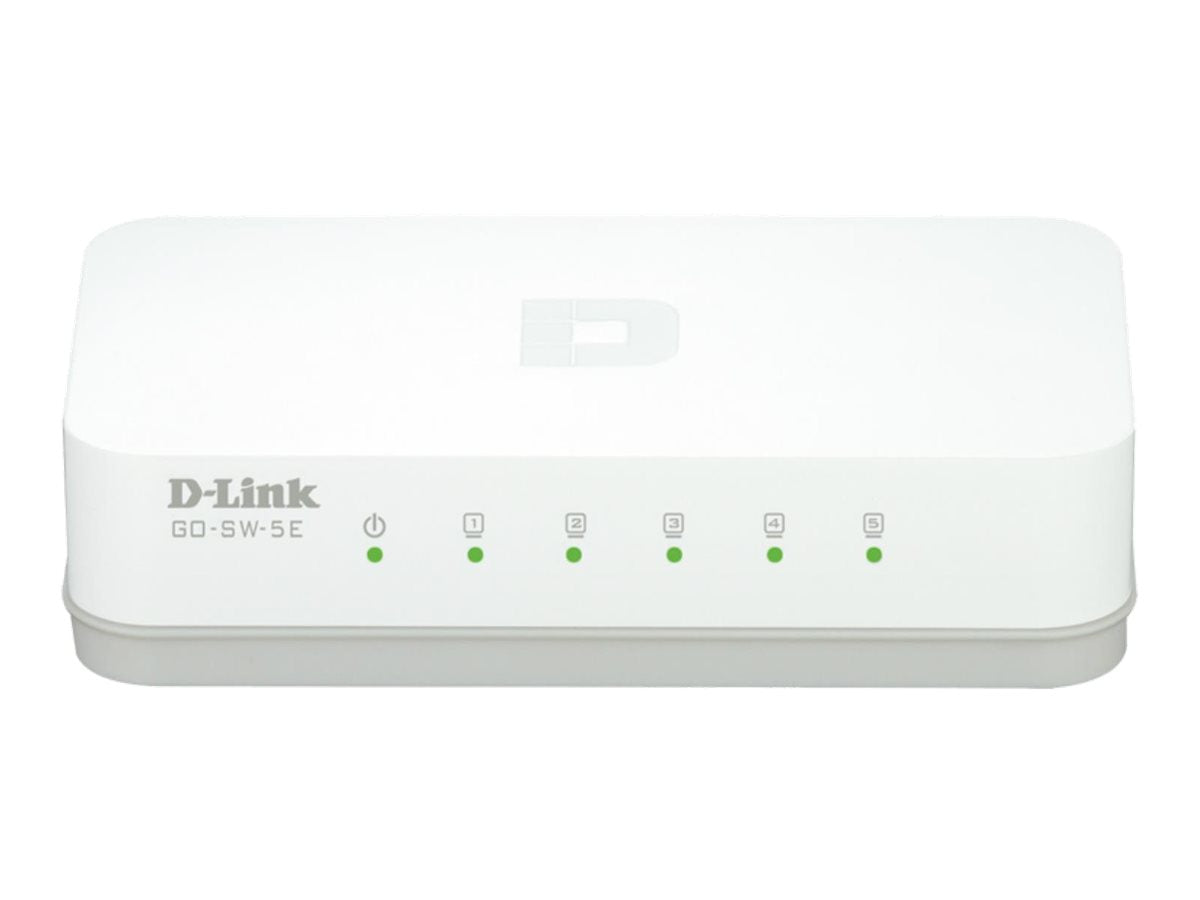 D-LINK Mini switch 5 Ports 10/100Mbps format de bureau - D-Link GREEN