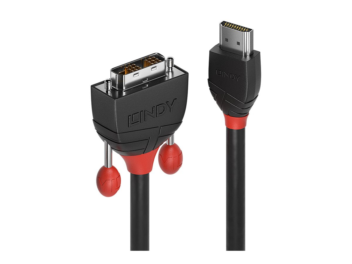 LINDY Câble HDMI vers DVI-D Black Line 3m