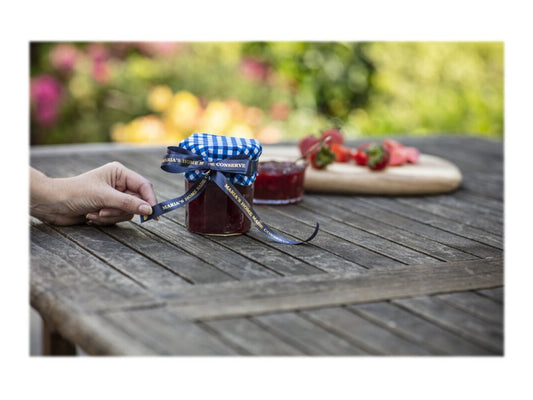 BROTHER Ruban tissus Or sur Bleu Nuit 12mm (4m)