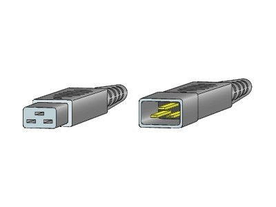 CISCO Cabinet Jumper Power Cord  250 VAC 16A  C20-C19 Connectors