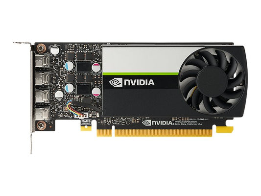 PNY NVIDIA T1000 8Go LowProfile OEM version 4xMini DP 1.4