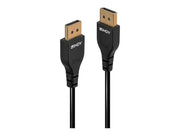 LINDY 1m DisplayPort 1.4 Cable Slim DP male to DP male connector