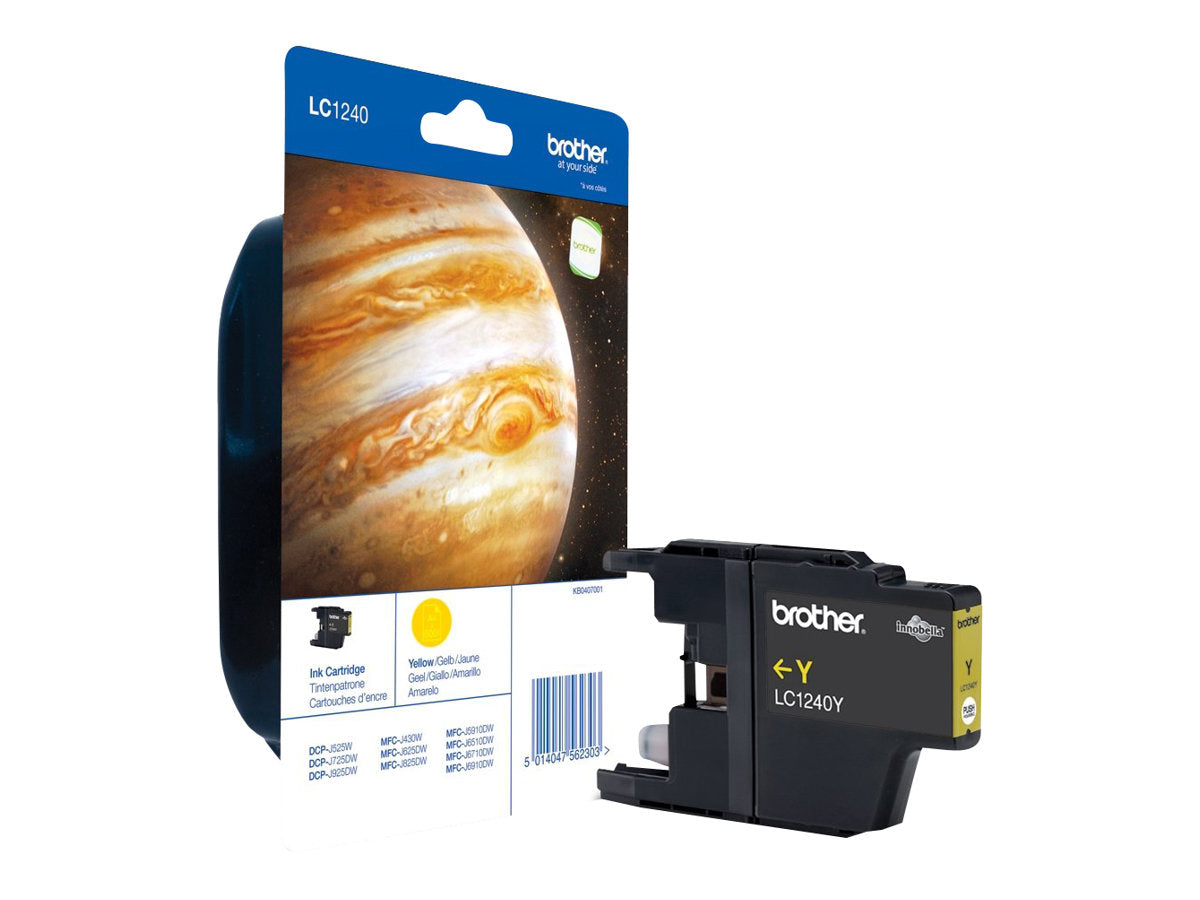 BROTHER LC-1240 cartouche d encre jaune haute capacité 600 pages pack de 1