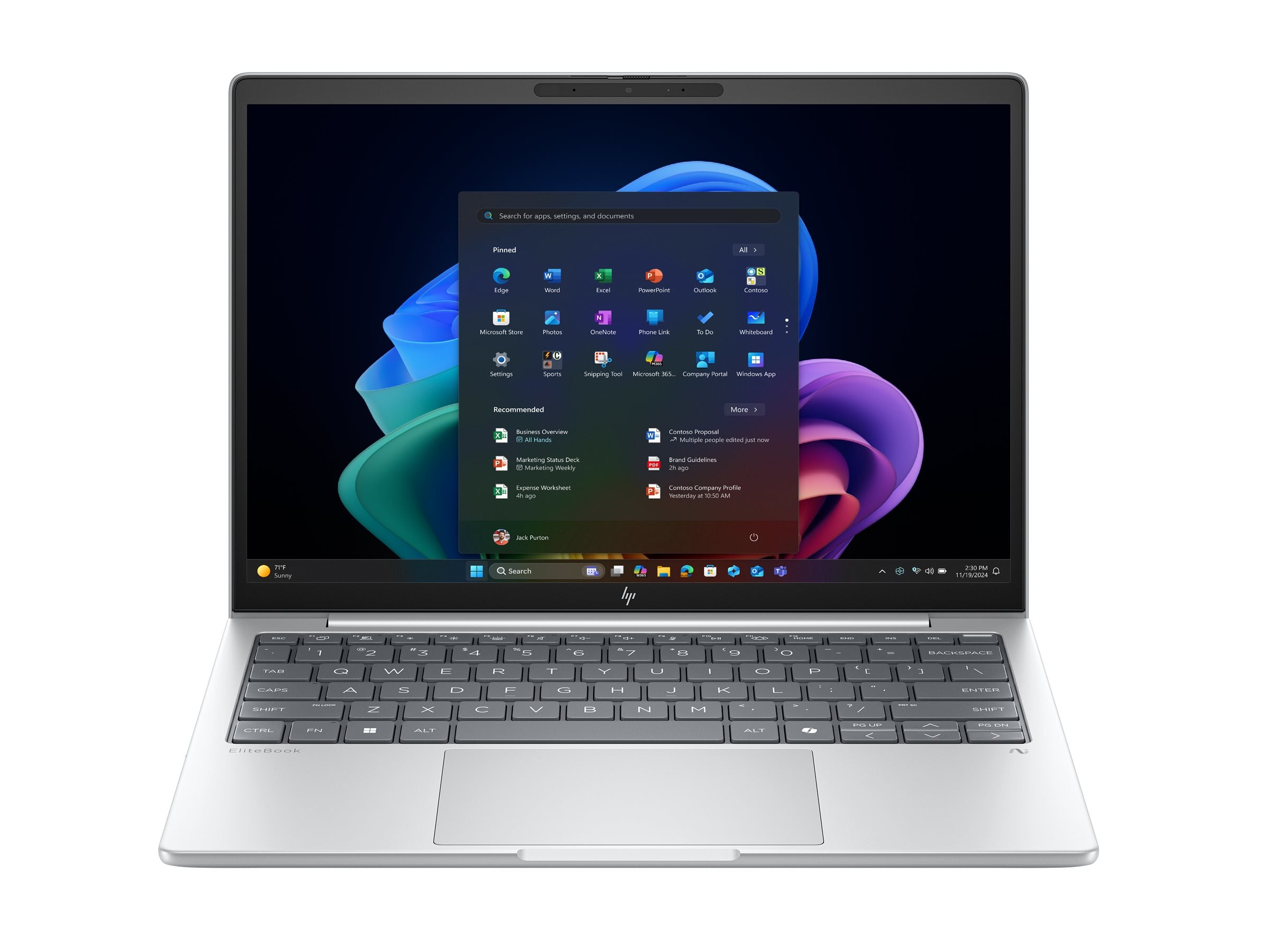 HP EliteBook 8 G1a IA Nouvelle génération AMD Ryzen AI 7 350 13.3p WUXGA 32Go 1To SSD UMA W11P Copilot + PC 3/3/0