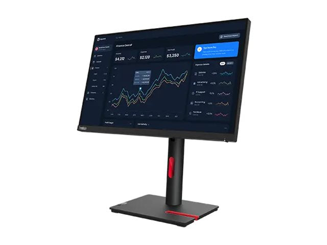 LENOVO ThinkVision T22i-30 21.5p FHD HDMI DP VGA 4xUSB-A - ThinkRed