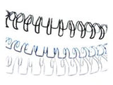 FELLOWES rel metall 34 boucles 10mm 3/8in blanc x 100pk