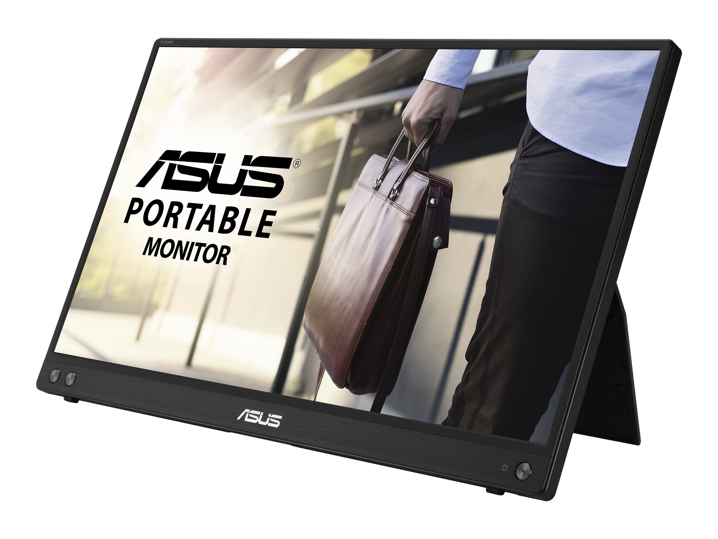 ASUS ZenScreen MB16ACV Portable USB Monitor 15.6p Full HD IPS Hybrid Signal Solution USB Type-C Flicker Free Blue Light Filter