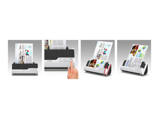 EPSON WorkForce DS-C490 Duplex Scanner A4/Legal 600dpi x 600dpi 40ppm ADF 20pages USB2.0