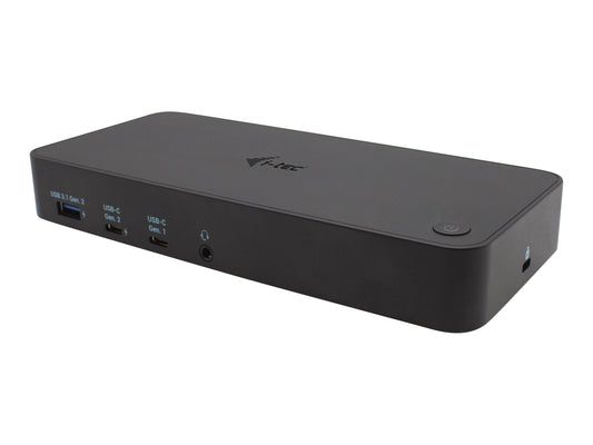 I-TEC USB 3.0/USB-C/Thunderbolt 3x 4K Docking Station 3xHDMI 2xDP GLAN 2xUSB-C 2xUSB 3.0 3.5mm Combo Audio/Mic PD 100W