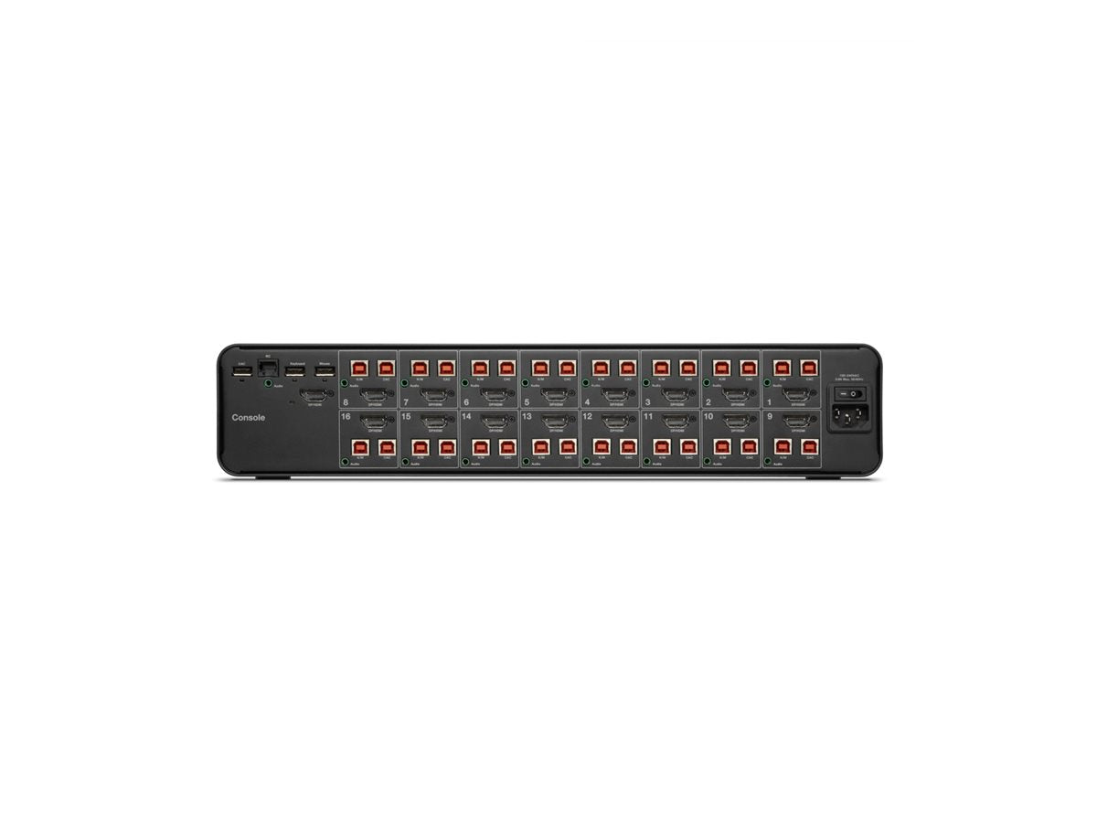 BELKIN 16-Port Single Head DP/HDMI to DP/HDMI Video Secure Desktop KVM Switch PP4.0