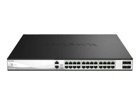 D-LINK 24 Ports 10G PoE 60W + 4 Ports 25G SFP28 Managed Switches 790W