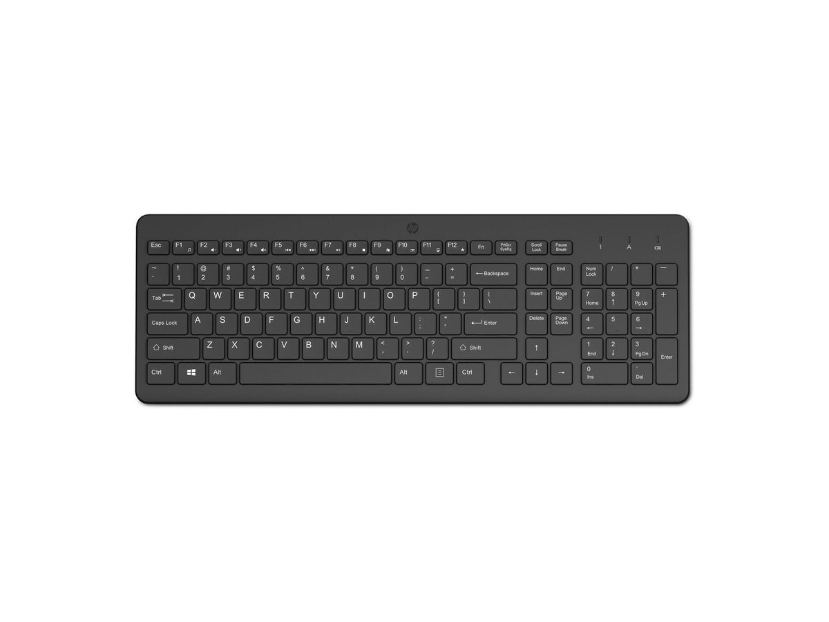 Clavier sans fil HP 225 - récepteur USB - noir QWERTY (805T1AA#ABB)