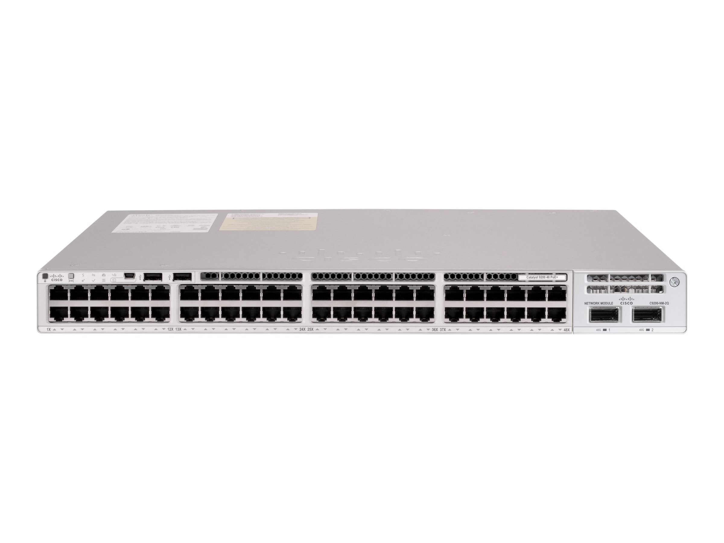 CISCO C9200L 48-P 8XMGIG 40X1G 2X25G POE+ NETWORK ESSENTIALS