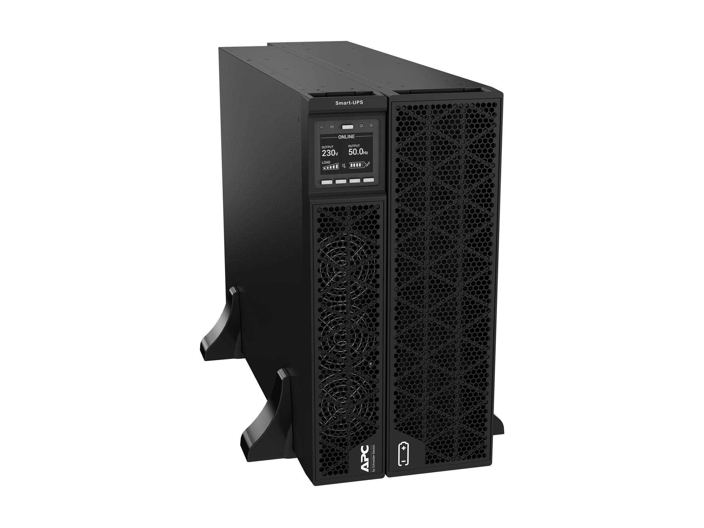 APC Smart-UPS On-Line 10kVA 10kW Tower 230V 2x IEC C13+1x IEC C19+Hard wire 3-wire H+N+E outlets Network Card wo rail kit