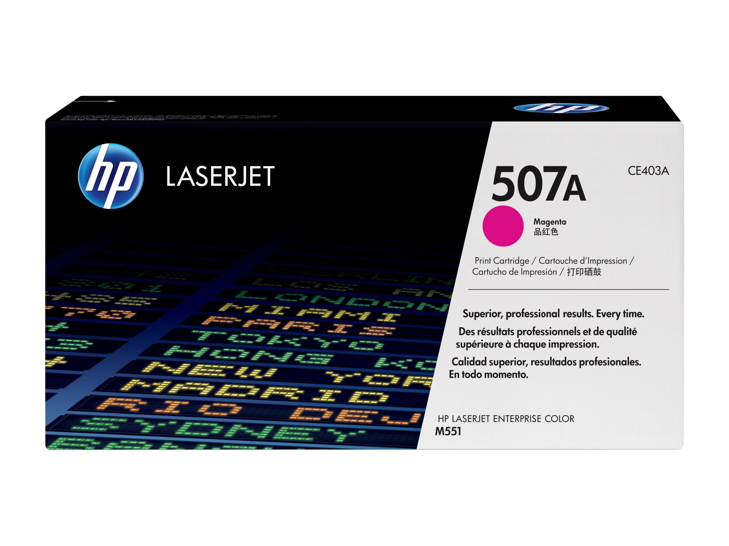 HP 507A original Toner cartridge CE403A magenta standard capacity 6.000 pages 1-pack