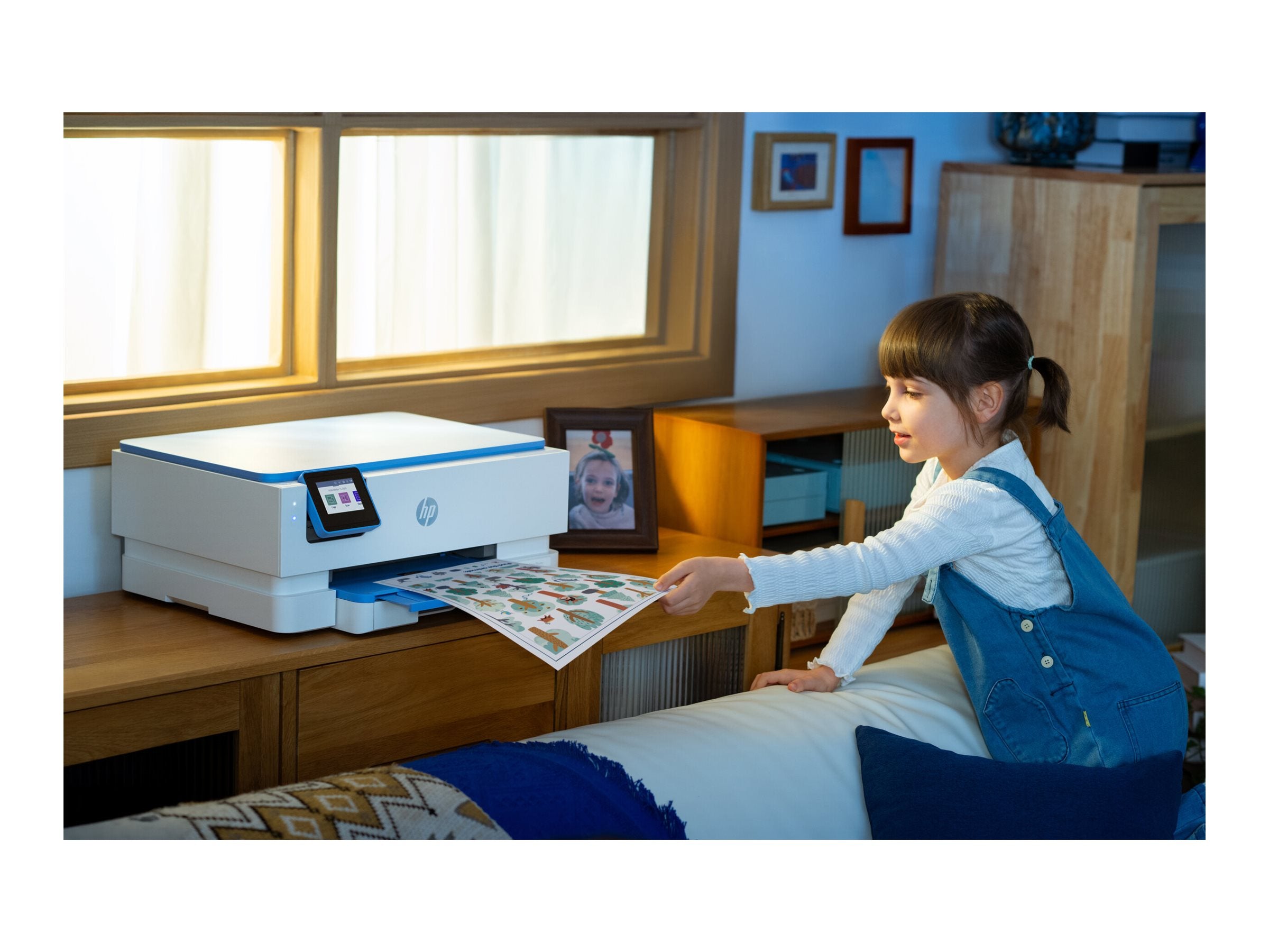 HP Envy Photo 7231 All-in-One Color Inkjet 10ppm Print Scan Copy Photo Printer USB 2.0 Wi-Fi