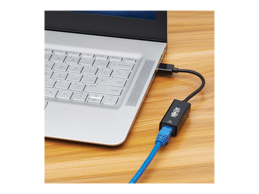 EATON USB-C USB-A to RJ45 Gigabit Ethernet Network Adapter 2xM/F USB 3.2 Gen 1 Black