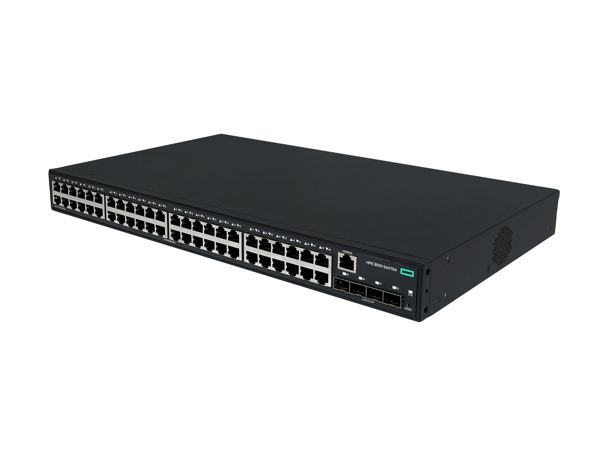 HPE Networking CW 2050 48p 10/100/1000BASE-T 4p SFP 1G/2.5G Switch EU en