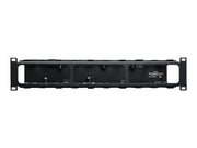 EATON TRIPPLITE Rack Enclosure Horizontal Cable Manager Steel w Finger Duct 2URM Rack cable management duct with cover Black 2U 19