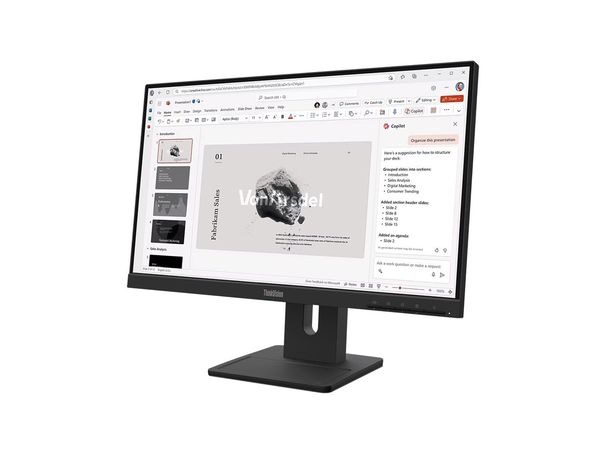 LENOVO ThinkVision E22-40 21.5p IPS FHD 16:9 100Hz 250cd/m2 4ms HDMI DP VGA