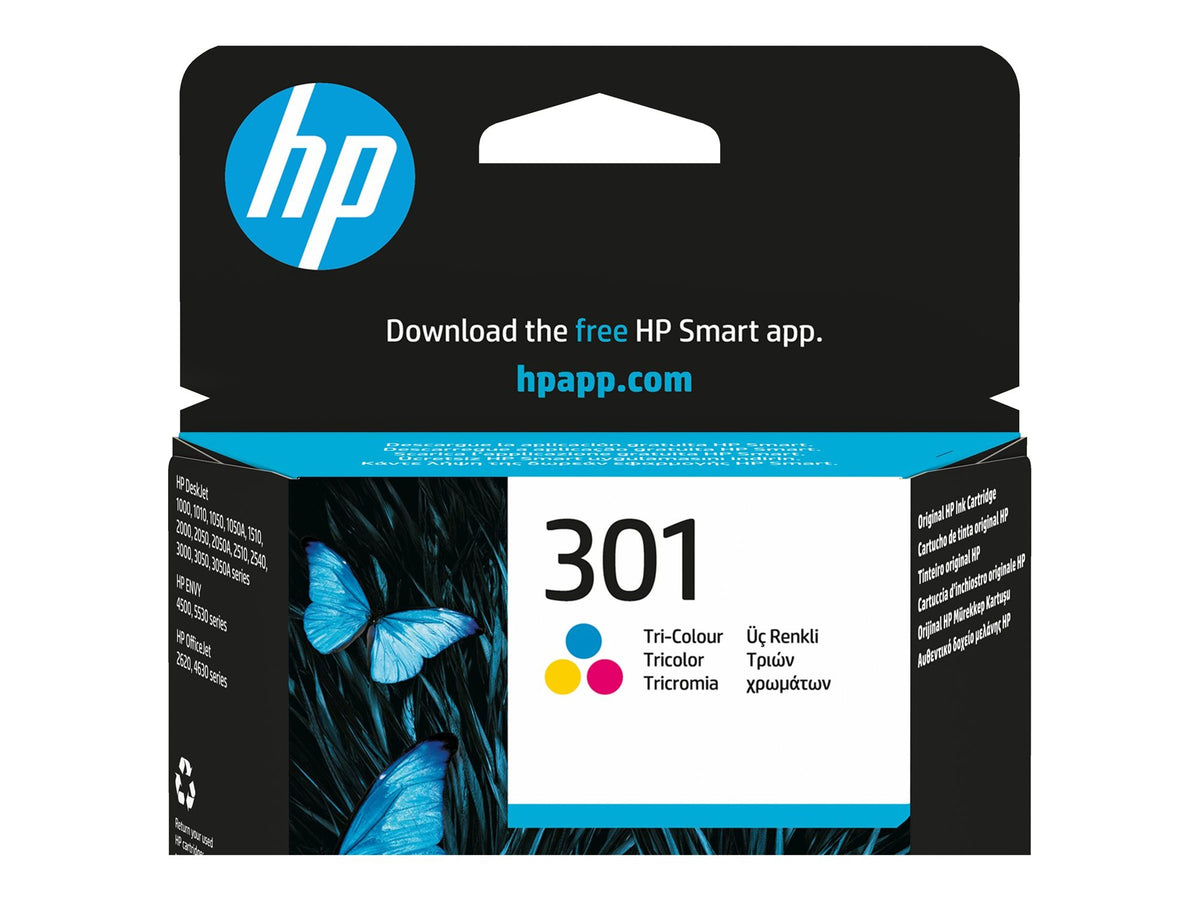 HP 301 Tri-color Ink Cartridge