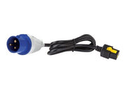 APC Power cable IEC 60309 16A M to IEC 60320 C19 16 A 3m latched Black
