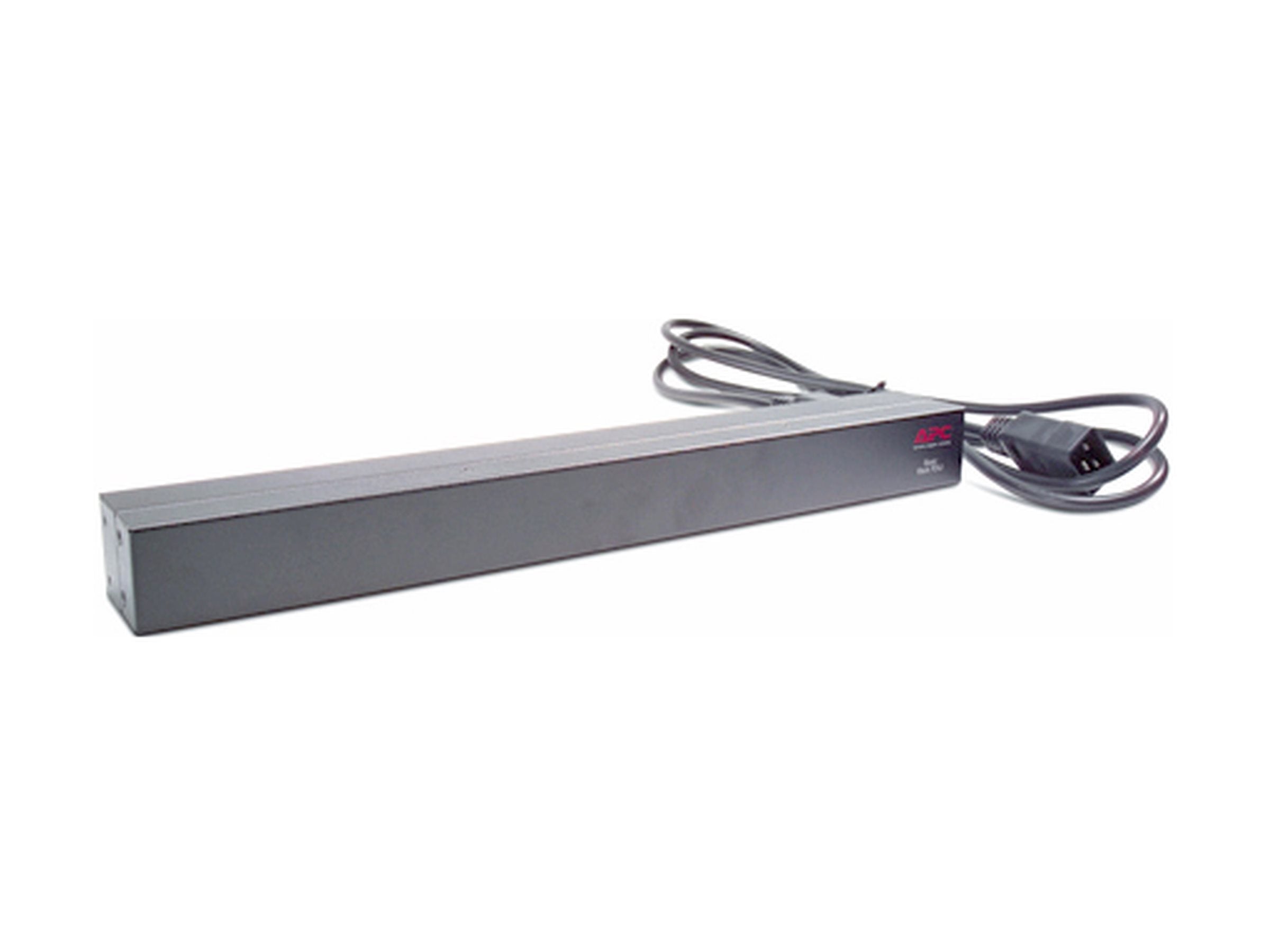 APC Basic Rack-Mount PDU Rack AC 208/230V input IEC 60320 C20 output connectors 12 power IEC 60320 C13 1U 19 2.49m cord BK