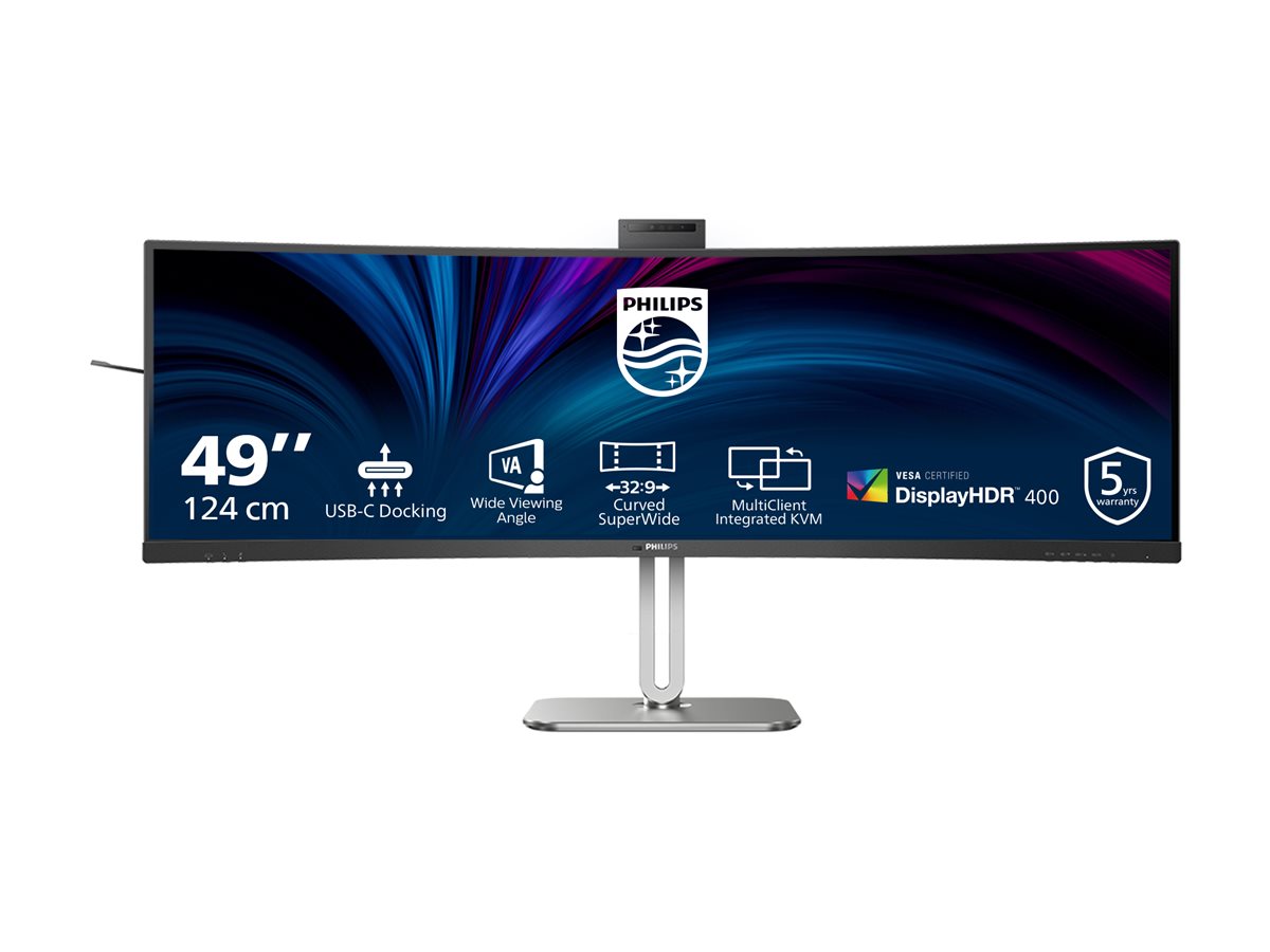 PHILIPS 49B2U5900CH/00 48.8p 5120x1440 VA Curved 1800R H/A 130mm SUPERWIDE USB-C 75Hz DP 2x HDMI USB HUB SPEAKERS