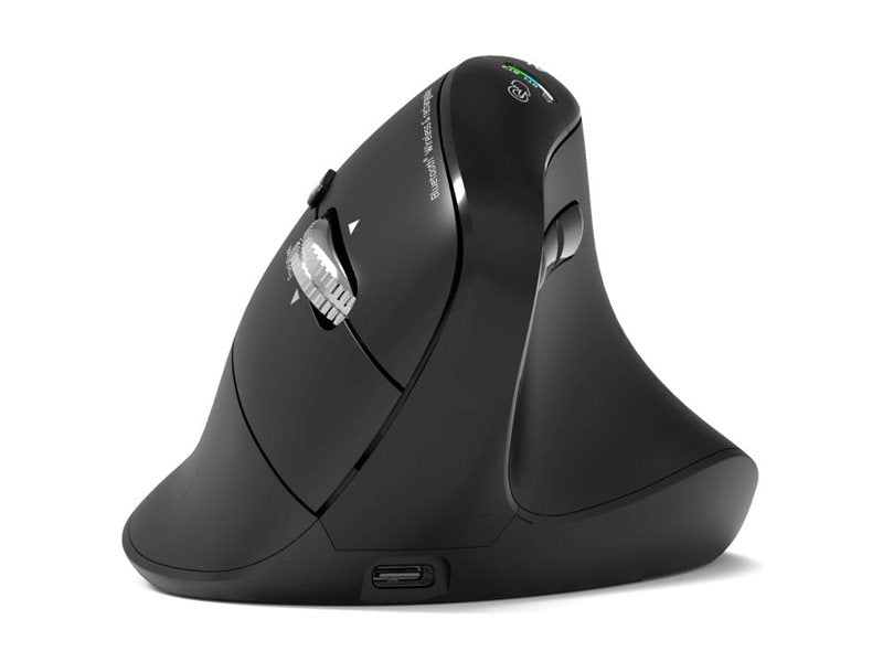 PORT DESIGNS Mouse Ergonomic Rechargeable Bluetooth + RF 2.4GHZ - ERGO AUDITOR