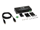 EATON TRIPPLITE 7-Port Industrial-Grade USB 2.0 Hub 15kV ESD Immunity Metal Housing Mountable