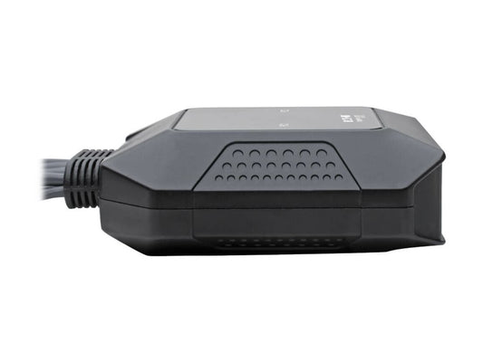 EATON TRIPPLITE Commutateur KVM 2 ports DisplayPort 1.1/USB avec audio/vidéo câbles intégrés partage de périphériques USB