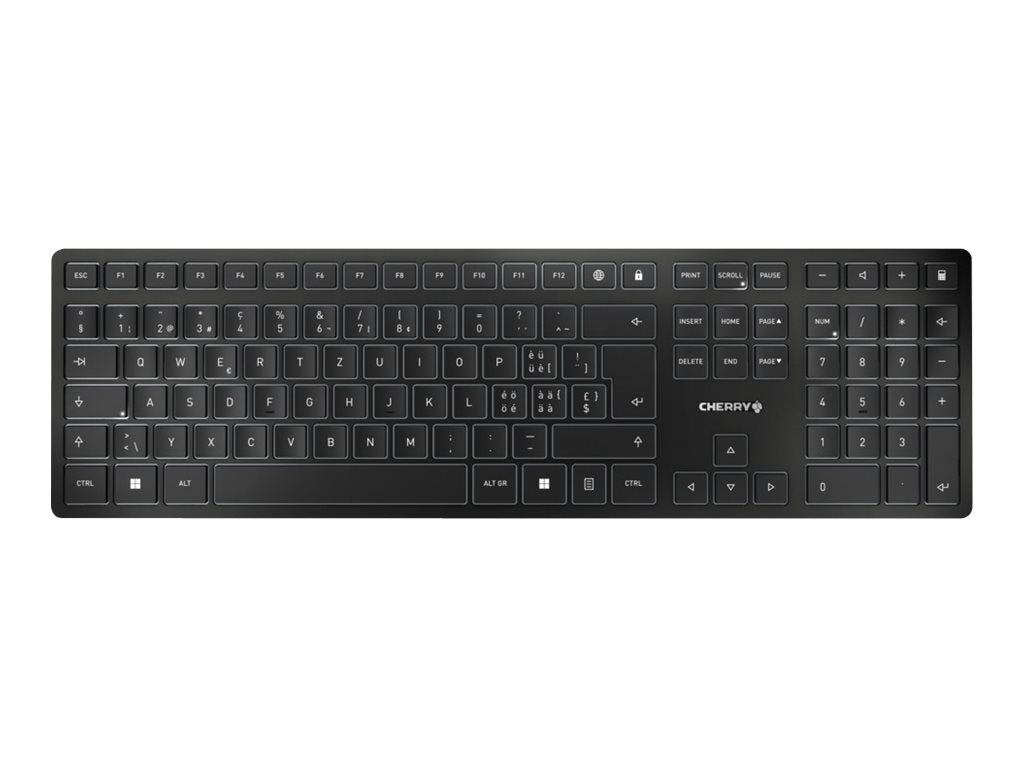CHERRY KW 9100 SLIM Rechargeable desktop set (CH)