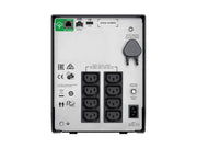 APC Smart-UPS C 1500VA LCD UPS AC 230V 900Watt 1500VA USB output connectors 8 Black with APC SmartConnect